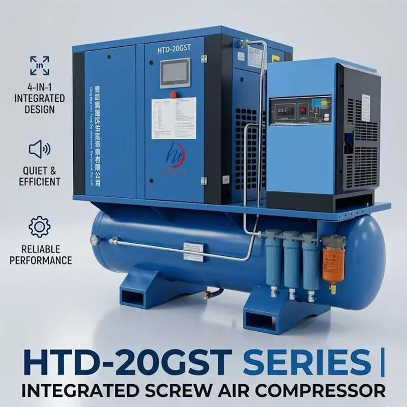 4-in-1 15KW 16 Bar エアコンプレッサー